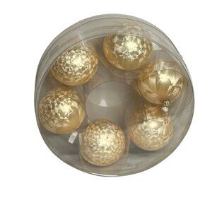 Vintage Gold German Christmas Tree Ornaments Unique Holiday Decorations